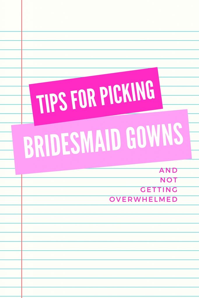 How to Pick Your Bridesmaid Gowns. Desktop Image
